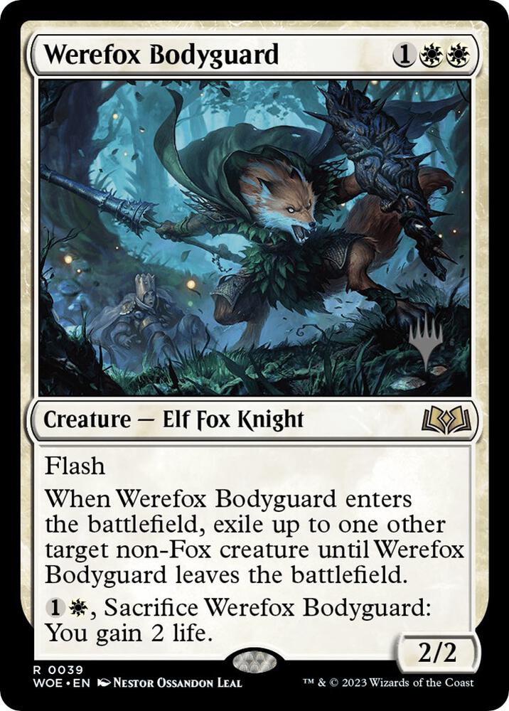 Werefox Bodyguard (39) [Wilds of Eldraine Promos]
