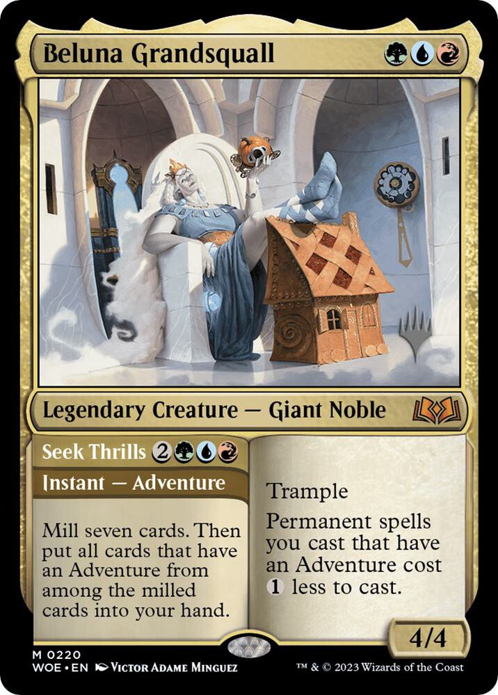 Beluna Grandsquall (220) [Wilds of Eldraine Promos]