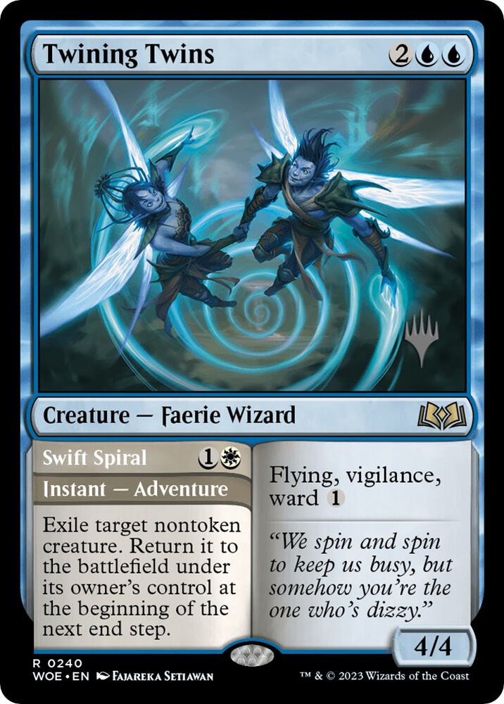 Twining Twins (240) [Wilds of Eldraine Promos]