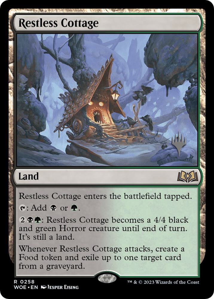 Restless Cottage (258) [Wilds of Eldraine Promos]