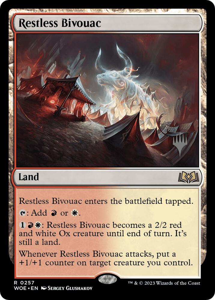 Restless Bivouac (257) [Wilds of Eldraine Promos]