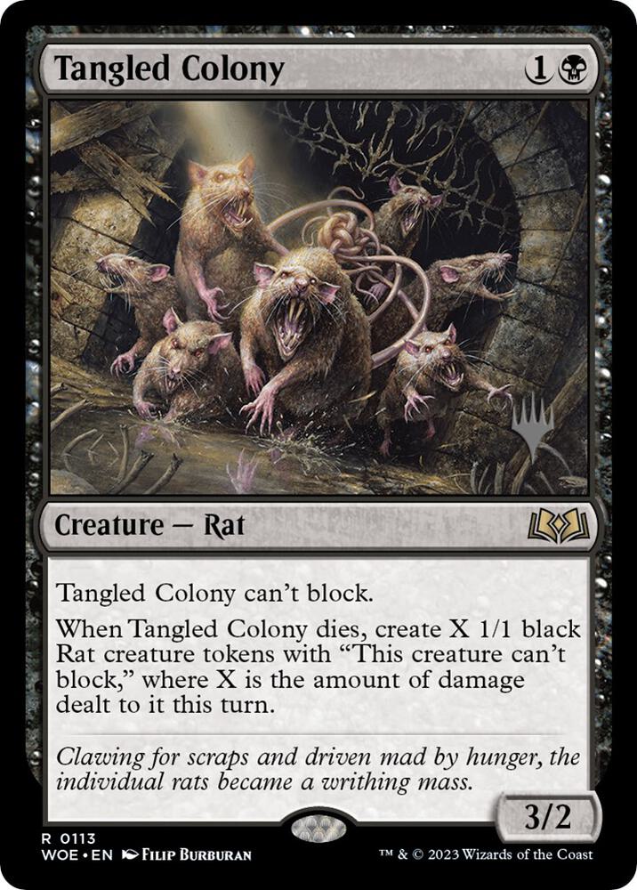 Tangled Colony (113) [Wilds of Eldraine Promos]
