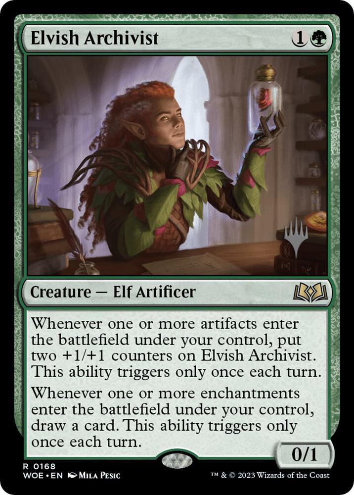 Elvish Archivist (168) [Wilds of Eldraine Promos]