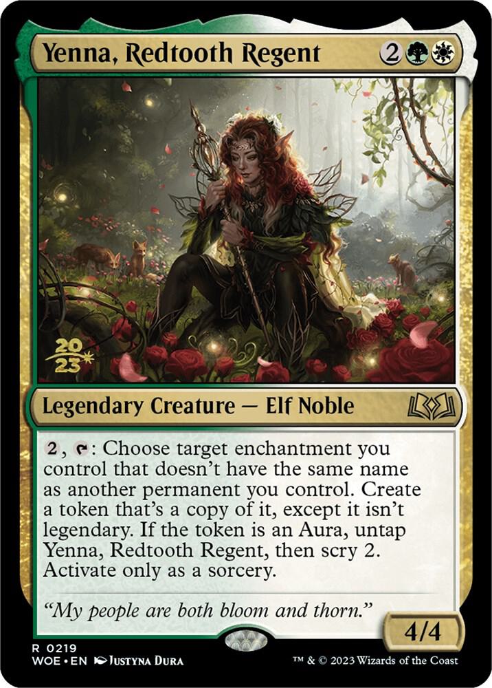 Yenna, Redtooth Regent (219) [Prerelease Cards]