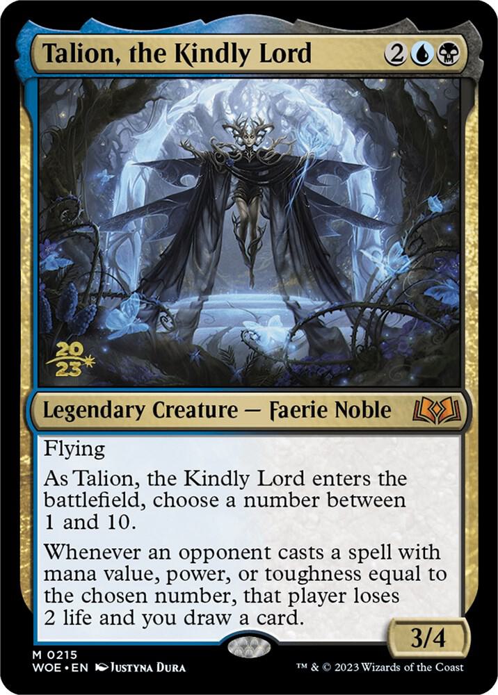 Talion, the Kindly Lord (215) [Prerelease Cards]