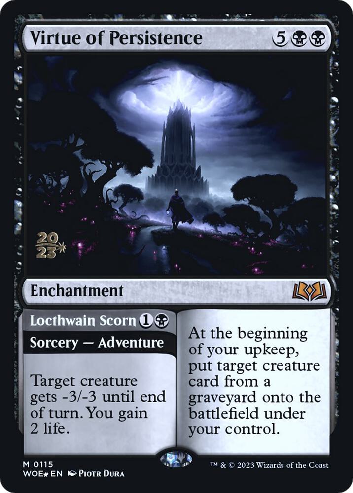 Virtue of Persistence (115) [Prerelease Cards]