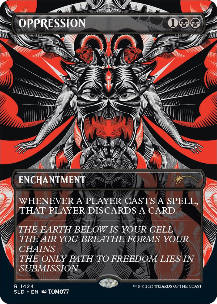 Oppression (1424) [Secret Lair Drop] [Full Art]