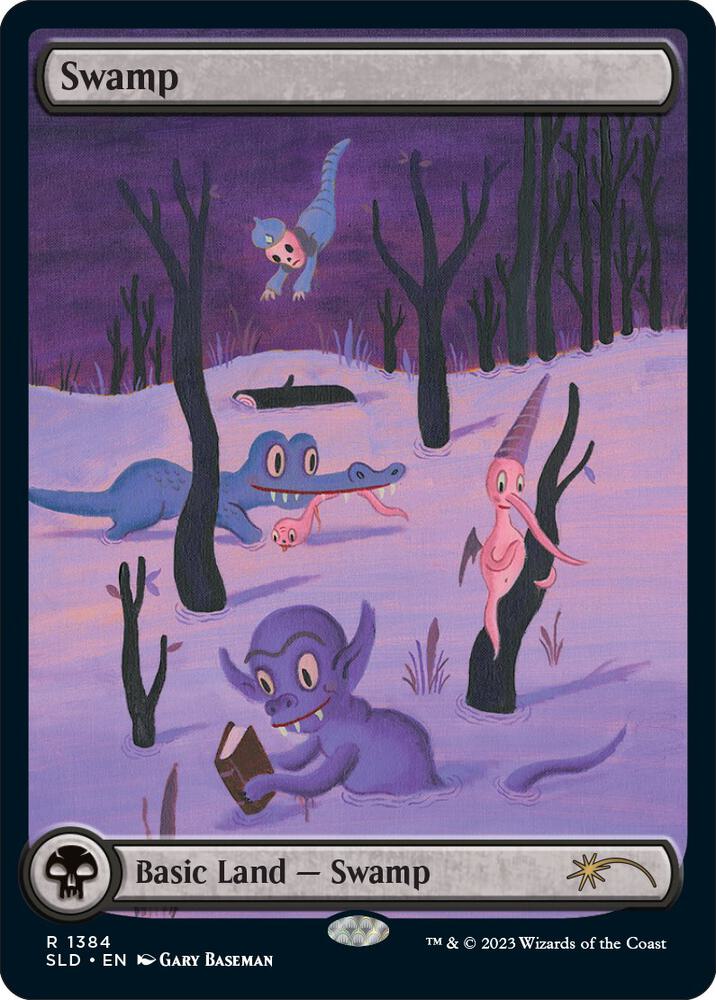 Swamp (1384) [Secret Lair Drop] [Full Art]