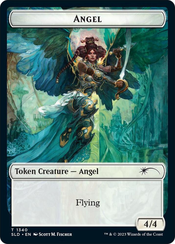 Angel (SLD) // Soldier (CMR) Double-sided Token (1340 // 2) [Secret Lair Drop]