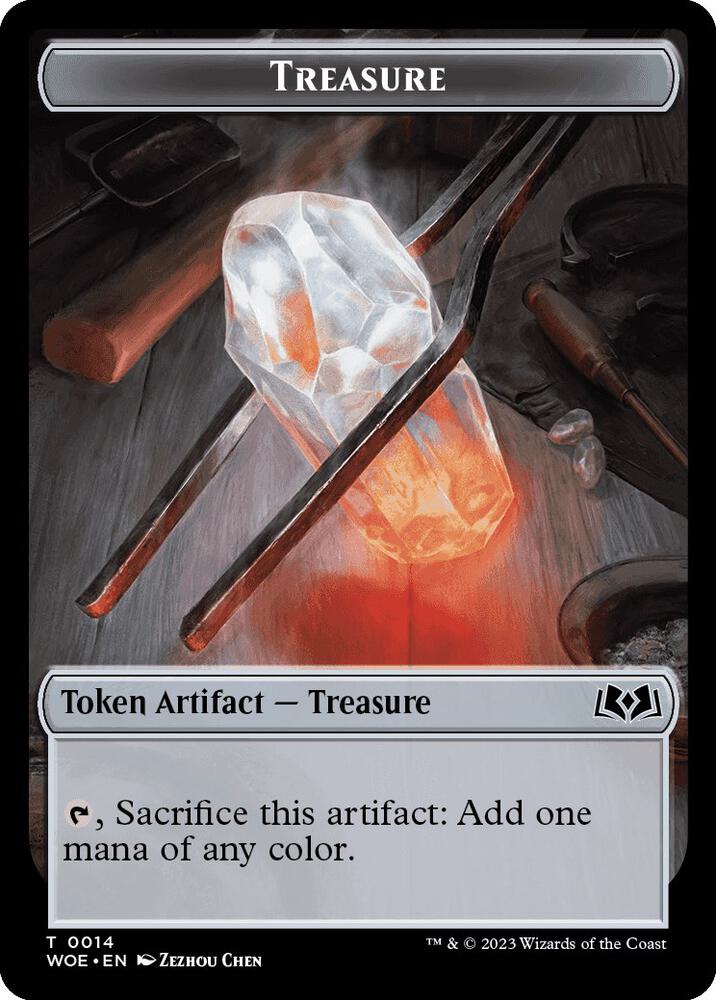 Treasure // Food (0010) Double-Sided Token (14 // 10) [Wilds of Eldraine]