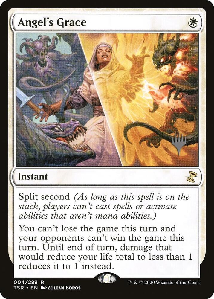 Angel's Grace (4) [Wilds of Eldraine Promos]