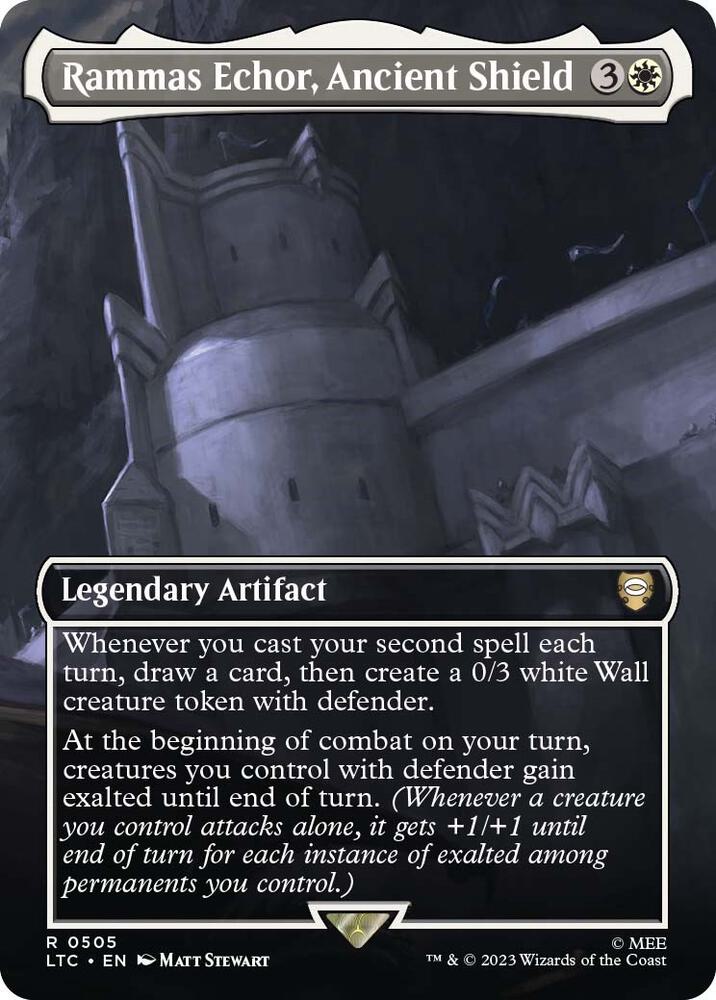 Rammas Echor, Ancient Shield (Borderless) (505) [Tales of Middle-earth Commander] [Borderless]