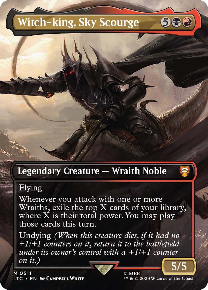Witch-king, Sky Scourge (Borderless) (511) [Tales of Middle-earth Commander] [Borderless]