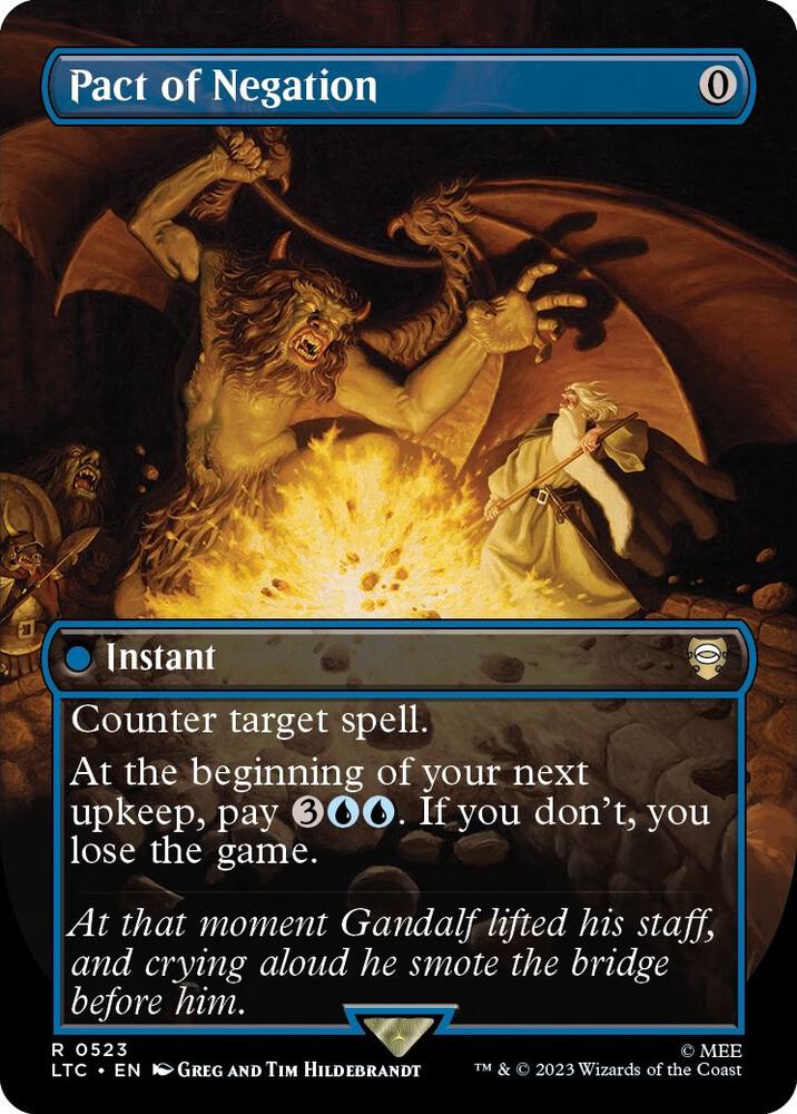 Pact of Negation (Borderless) (523) [Tales of Middle-earth Commander] [Borderless]
