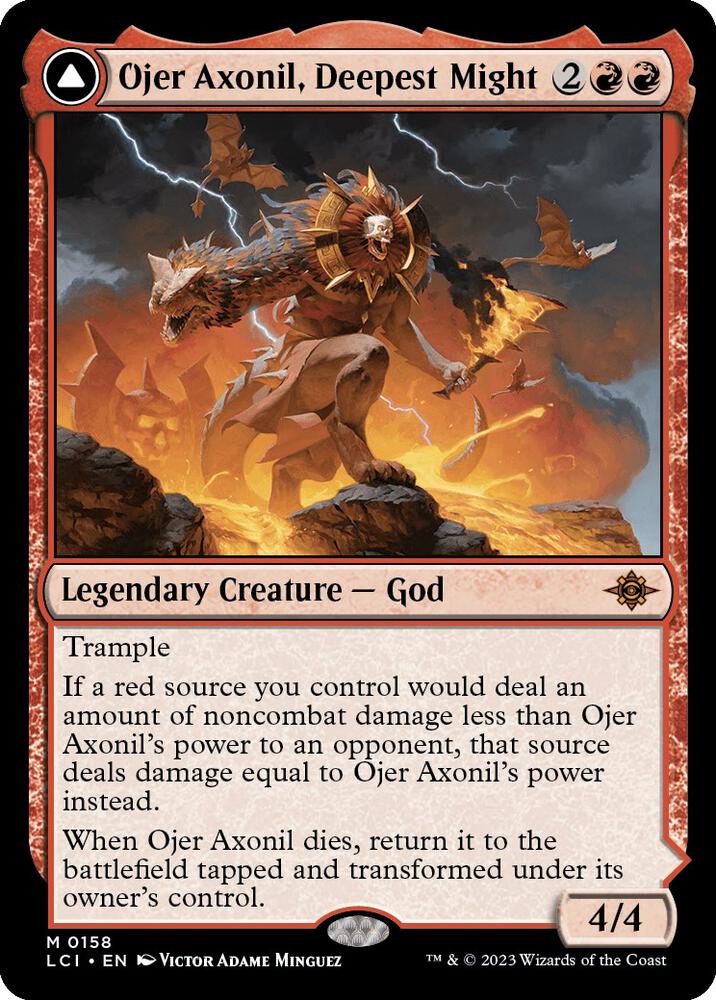 Ojer Axonil, Deepest Might (158) [The Lost Caverns of Ixalan]