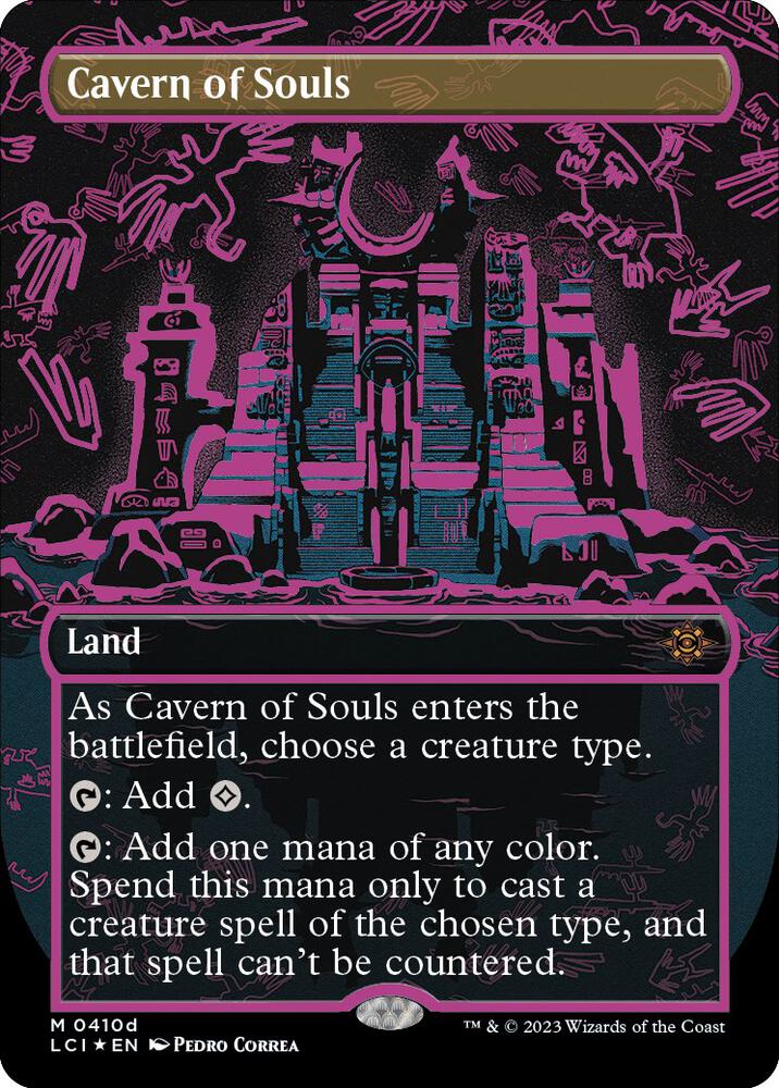 Cavern of Souls (0410d) (Borderless) [The Lost Caverns of Ixalan] [Borderless]