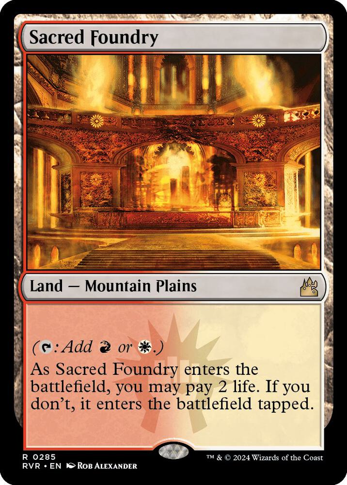 Sacred Foundry (285) [Ravnica Remastered]