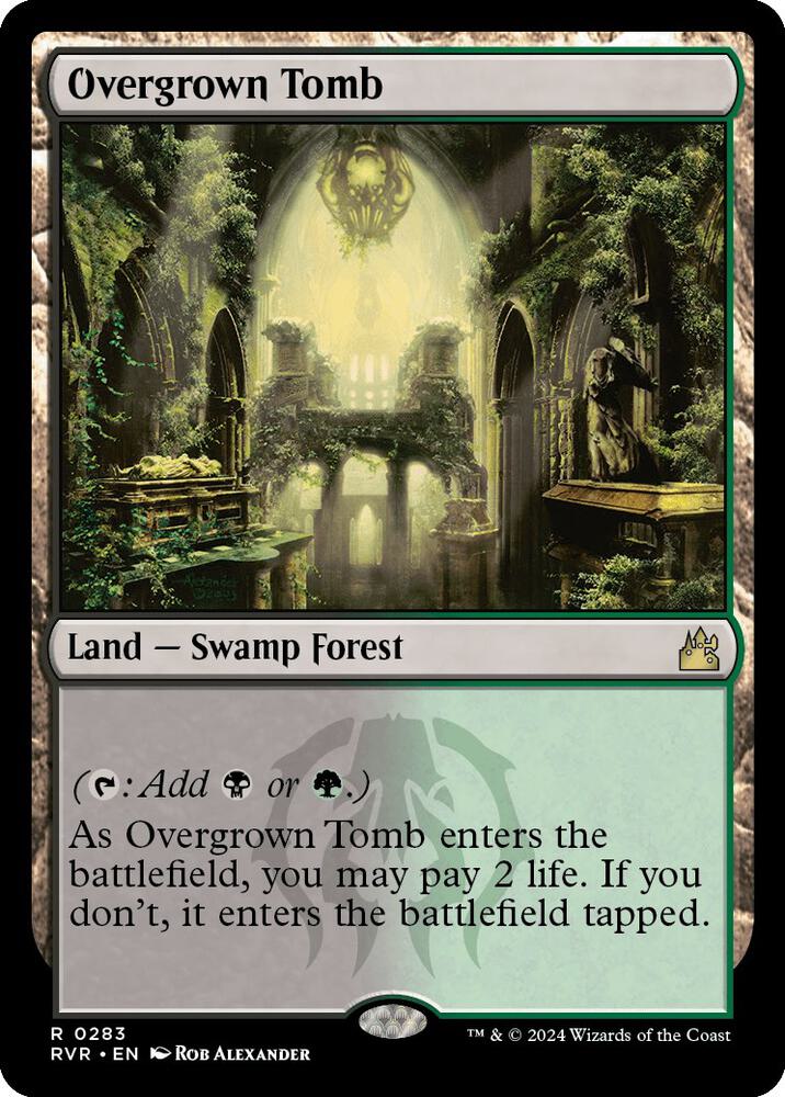 Overgrown Tomb (283) [Ravnica Remastered]