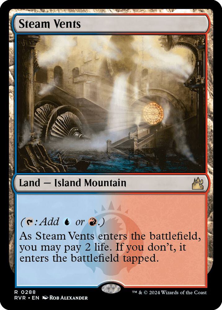 Steam Vents (288) [Ravnica Remastered]