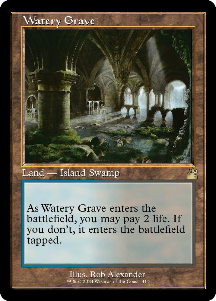 Watery Grave (Retro Frame) (415) [Ravnica Remastered]