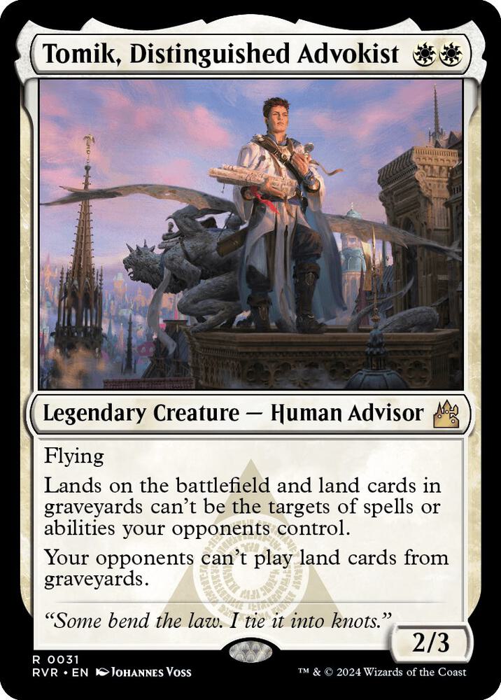 Tomik, Distinguished Advokist (31) [Ravnica Remastered]