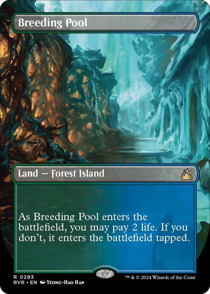 Breeding Pool (Borderless) (293) [Ravnica Remastered] [Borderless]