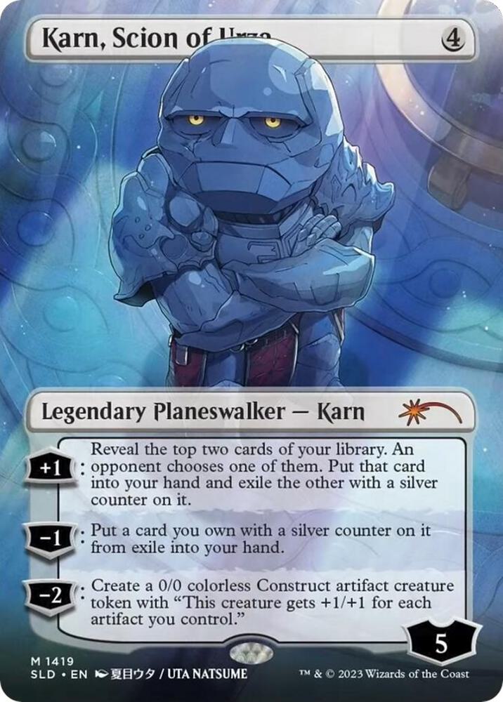 Karn, Scion of Urza (Rainbow Foil) (1419) [Secret Lair Drop]
