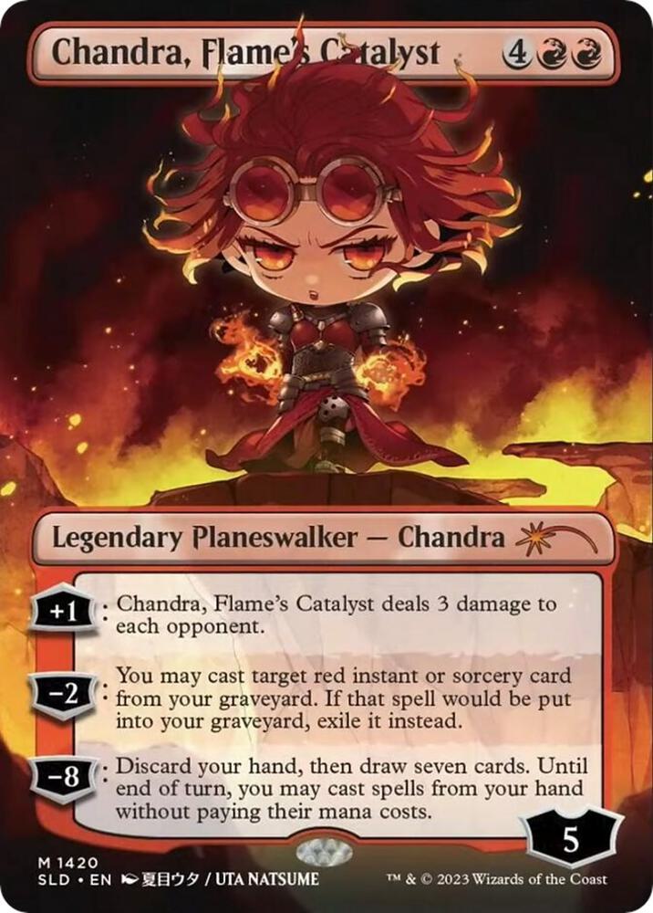 Chandra, Flame's Catalyst (Rainbow Foil) (1420) [Secret Lair Drop]