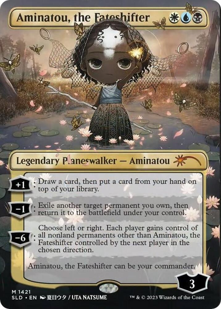 Aminatou, the Fateshifter (Rainbow Foil) (1421) [Secret Lair Drop]