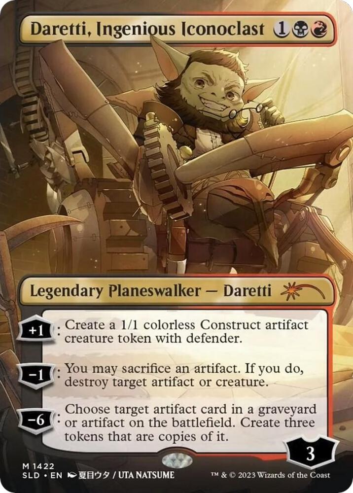 Daretti, Ingenious Iconoclast (Rainbow Foil) (1422) [Secret Lair Drop]