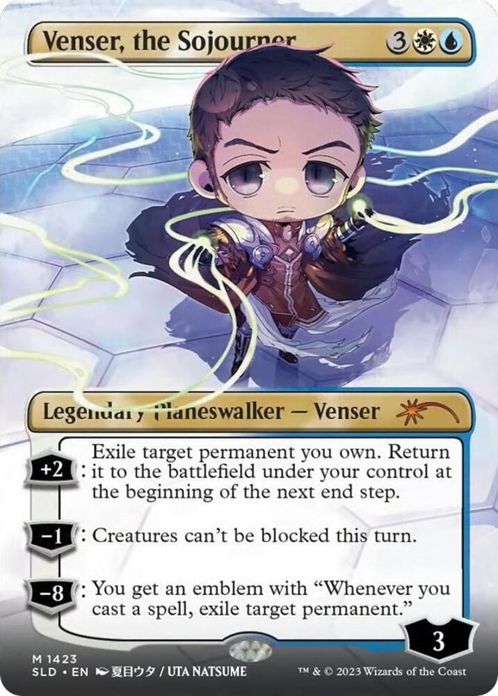 Venser, the Sojourner (1423) [Secret Lair Drop] [Borderless]