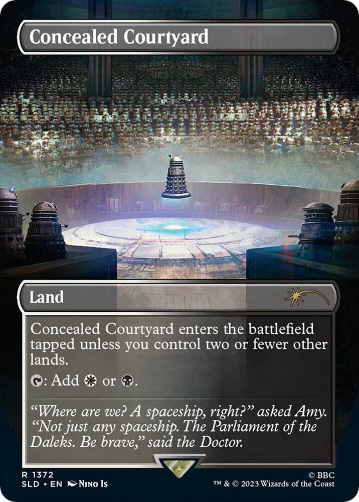 Concealed Courtyard (1372) [Secret Lair Drop] [Borderless]