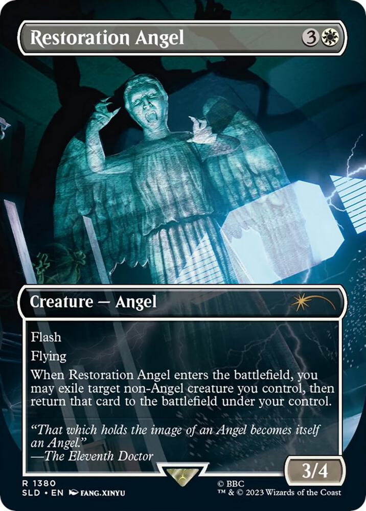 Restoration Angel (1380) [Secret Lair Drop] [Borderless]
