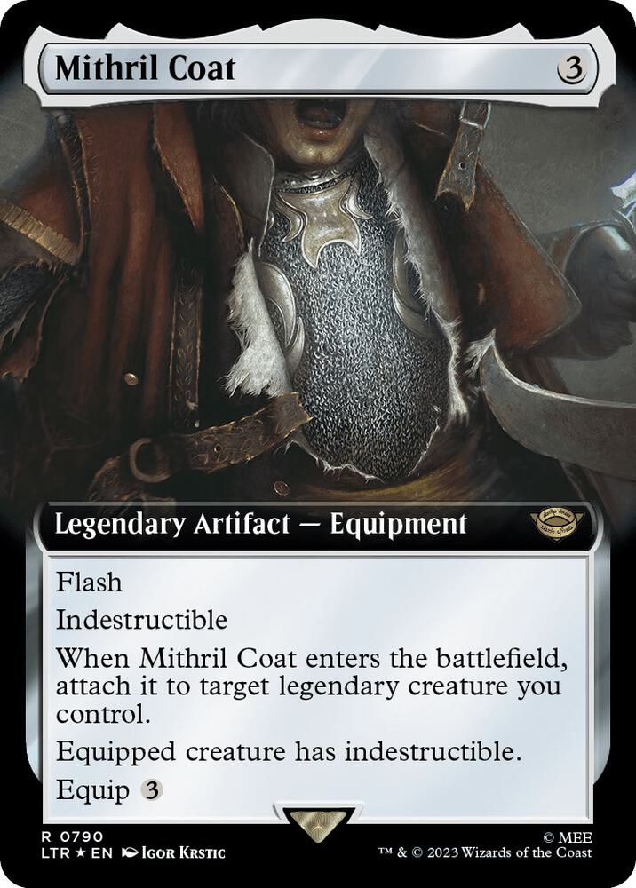 Mithril Coat (Extended Art) (Surge Foil) (790) [The Lord of the Rings: Tales of Middle-earth] [Extended Art]