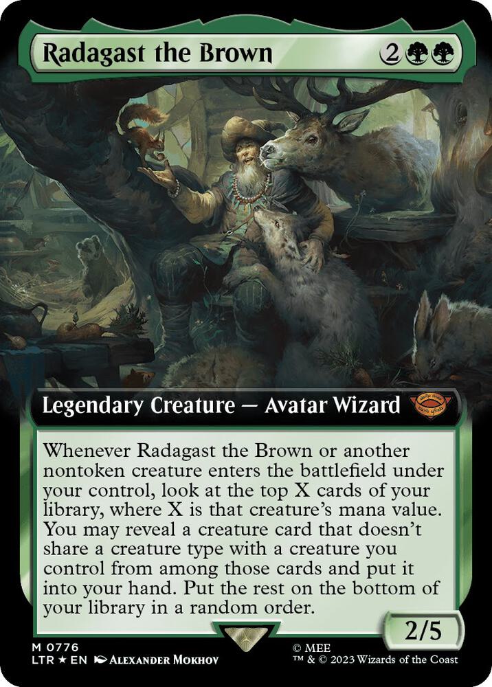 Radagast the Brown (Extended Art) (Surge Foil) (776) [The Lord of the Rings: Tales of Middle-earth] [Extended Art]
