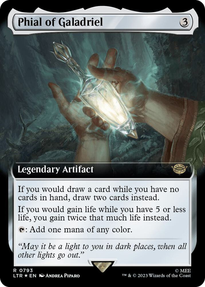 Phial of Galadriel (Extended Art) (Surge Foil) (793) [The Lord of the Rings: Tales of Middle-earth] [Extended Art]