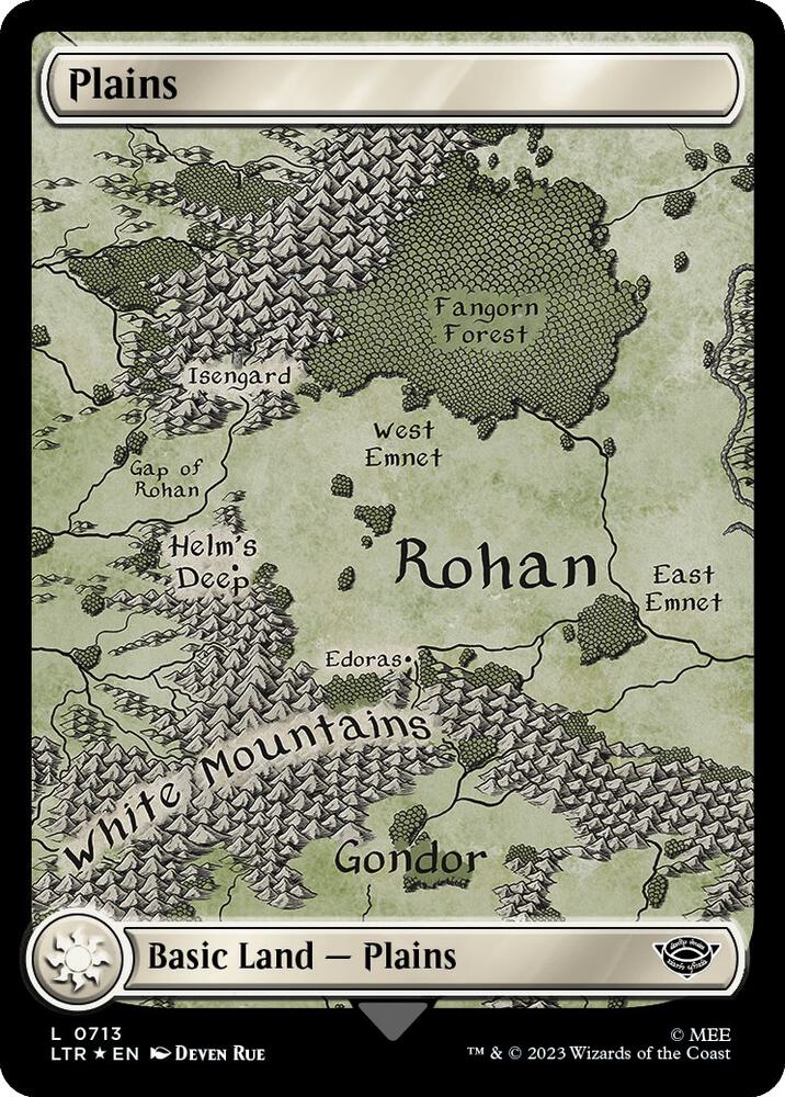 Plains (0713) (Surge Foil) [The Lord of the Rings: Tales of Middle-earth]