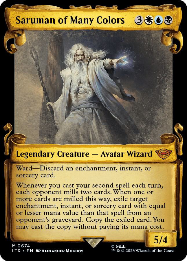 Saruman of Many Colors (Showcase Scrolls) (674) [The Lord of the Rings: Tales of Middle-earth] [Showcase]