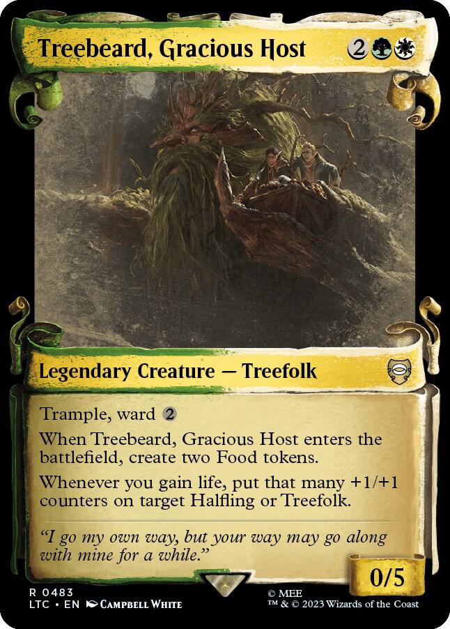 Treebeard, Gracious Host (Showcase Scrolls) (483) [Tales of Middle-earth Commander] [Showcase]