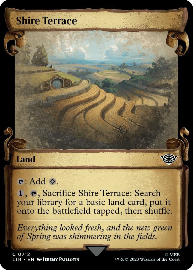 Shire Terrace (Showcase Scrolls) (712) [The Lord of the Rings: Tales of Middle-earth] [Showcase]