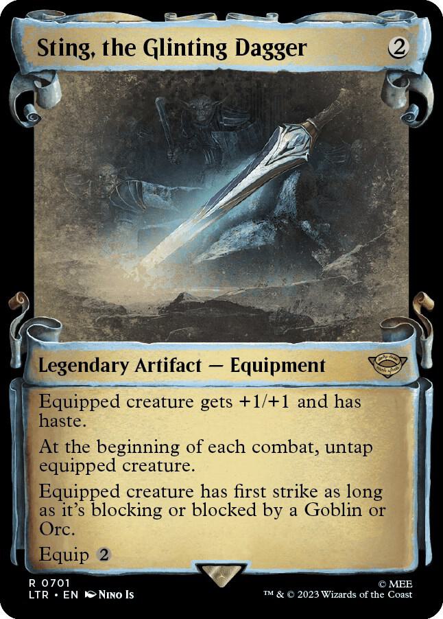 Sting, the Glinting Dagger (Showcase Scrolls) (701) [The Lord of the Rings: Tales of Middle-earth] [Showcase]