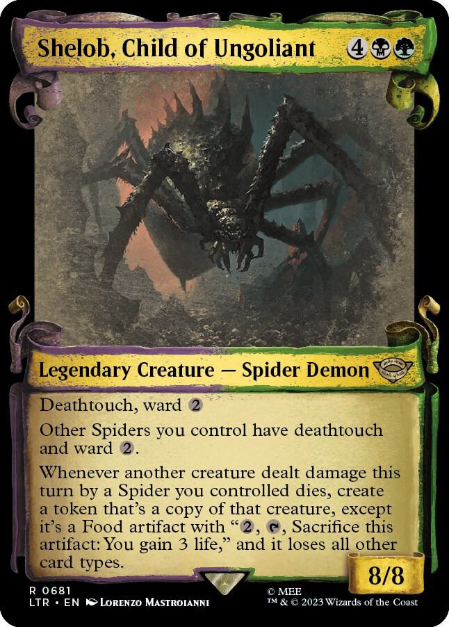 Shelob, Child of Ungoliant (Showcase Scrolls) (681) [The Lord of the Rings: Tales of Middle-earth] [Showcase]
