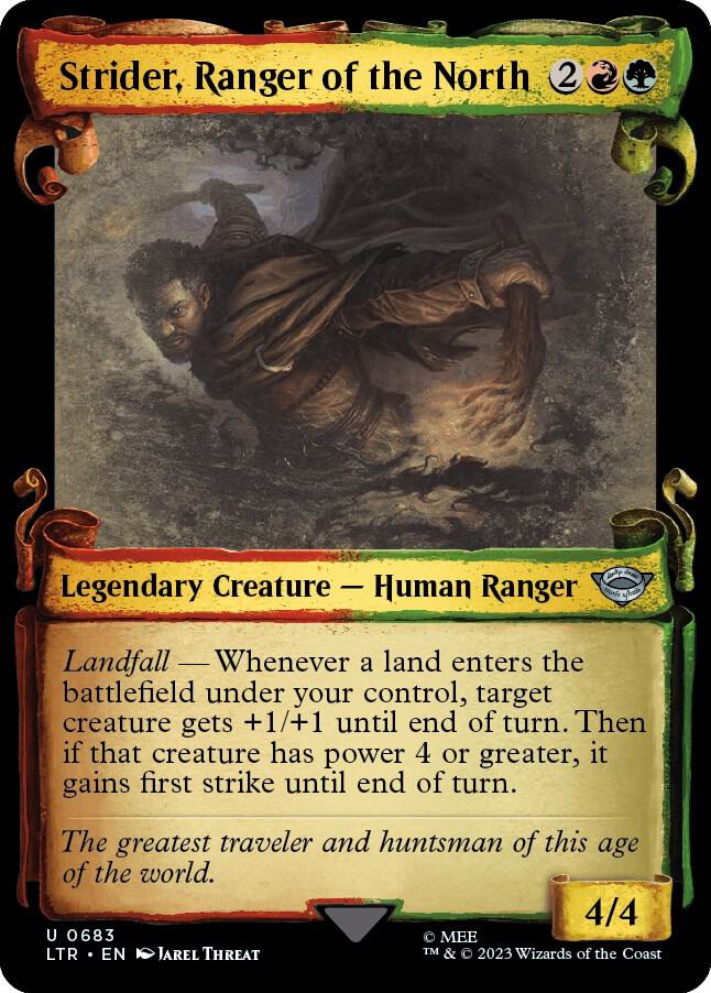 Strider, Ranger of the North (Showcase Scrolls) (683) [The Lord of the Rings: Tales of Middle-earth] [Showcase]