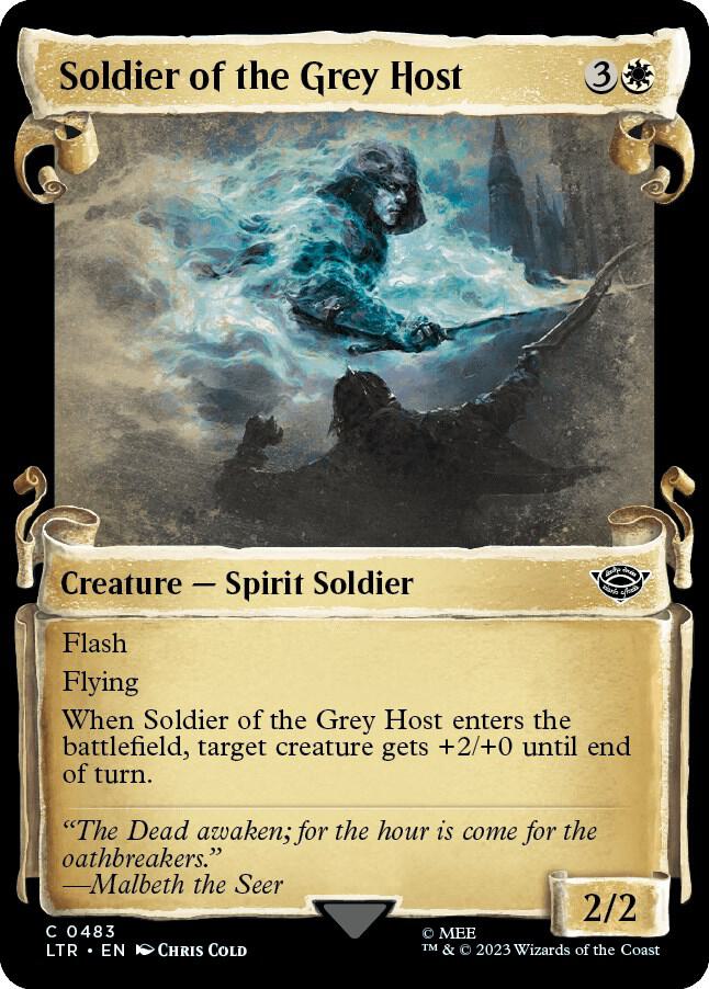 Soldier of the Grey Host (Showcase Scrolls) (483) [The Lord of the Rings: Tales of Middle-earth] [Showcase]