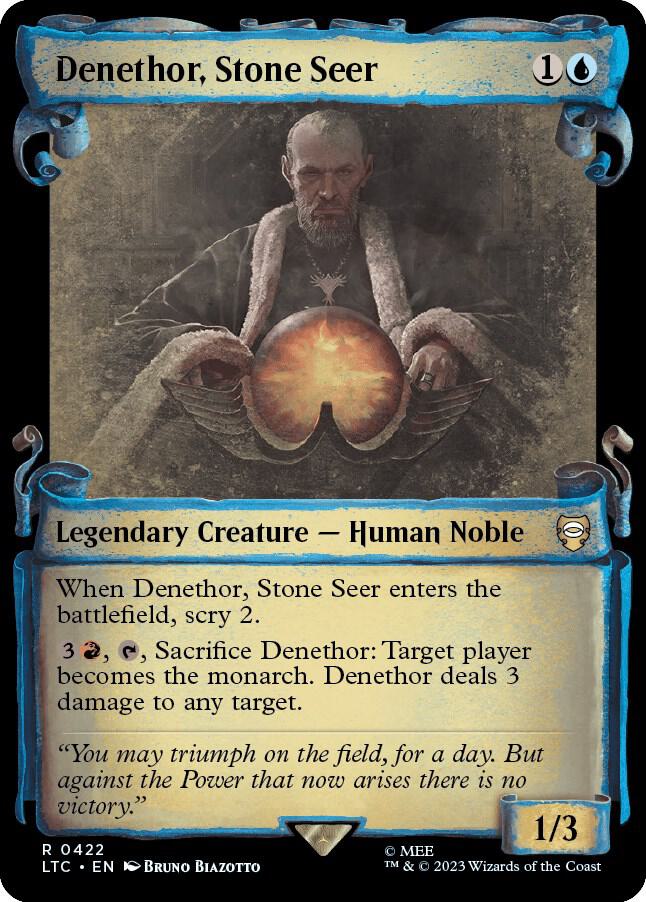 Denethor, Stone Seer (Showcase Scrolls) (422) [Tales of Middle-earth Commander] [Showcase]