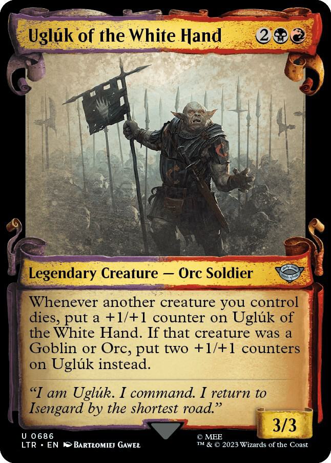 Ugluk of the White Hand (Showcase Scrolls) (686) [The Lord of the Rings: Tales of Middle-earth] [Showcase]