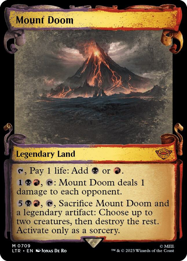 Mount Doom (Showcase Scrolls) (709) [The Lord of the Rings: Tales of Middle-earth] [Showcase]