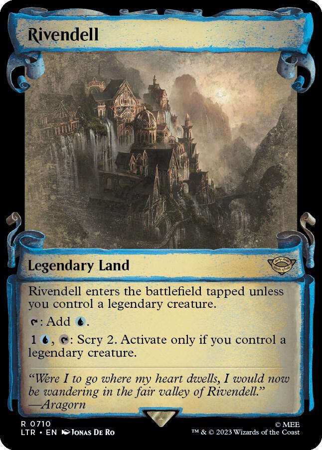 Rivendell (Showcase Scrolls) (710) [The Lord of the Rings: Tales of Middle-earth] [Showcase]