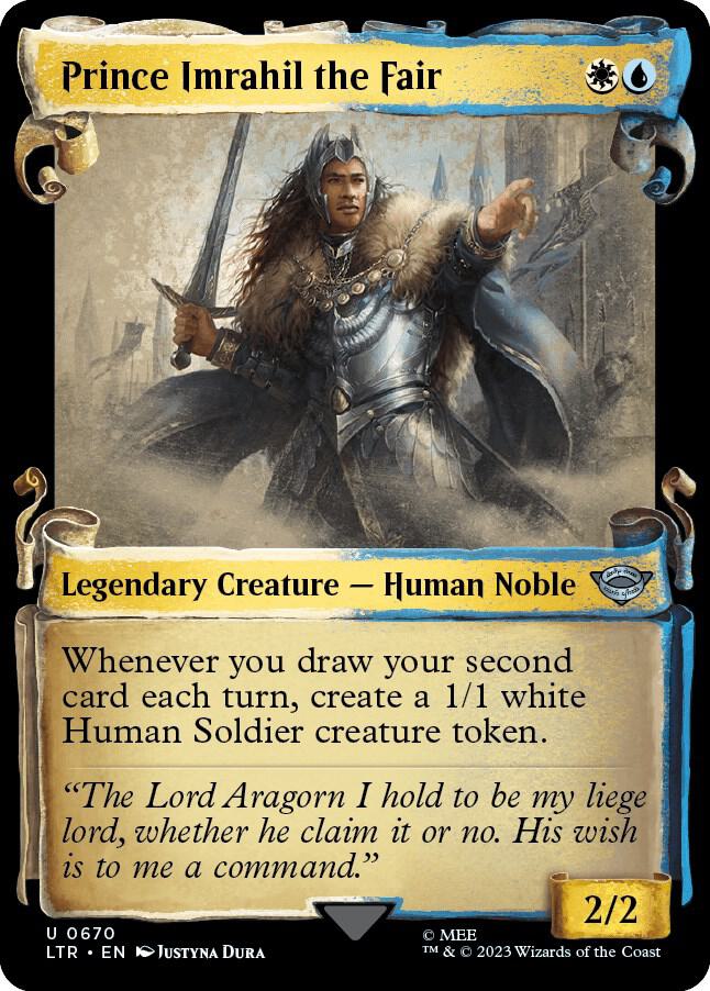 Prince Imrahil the Fair (Showcase Scrolls) (670) [The Lord of the Rings: Tales of Middle-earth] [Showcase]