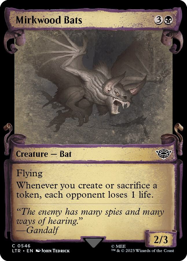 Mirkwood Bats (Showcase Scrolls) (546) [The Lord of the Rings: Tales of Middle-earth] [Showcase]